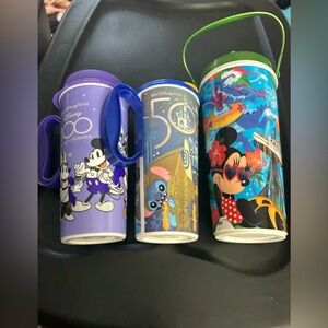 Lot of 3 Disney Parks Refill mugs